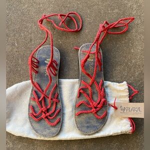 NEW Hand-Woven Plaka Sandals